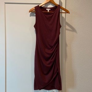 Maroon Leith dress